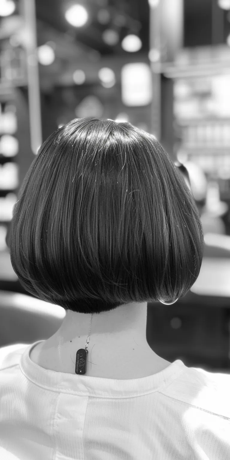 bob style haircuts Bob cut, Asymmetric Short brush Chignon, Butterfly haircut