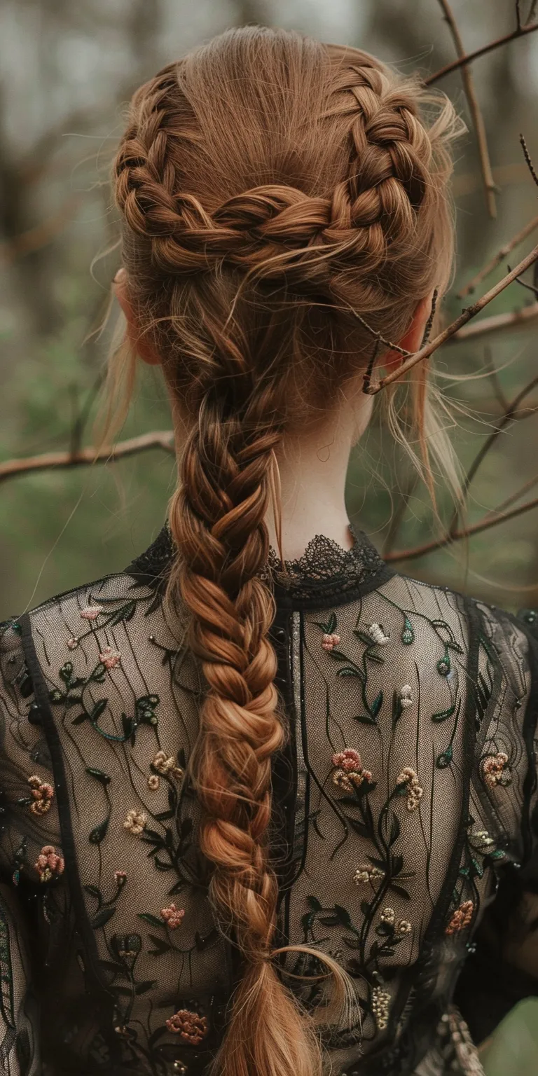 boho hairstyles Boho braids, Braid, French braid, Waterfall Milkmaid braid