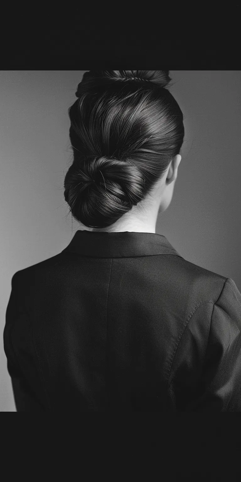 slick back bun Chignon, Updo, French twist, Ballerina bun, Ponytail