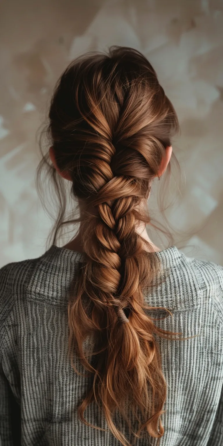 simple hairstyles French braid, Braid, Waterfall braids, twist, Boho braids