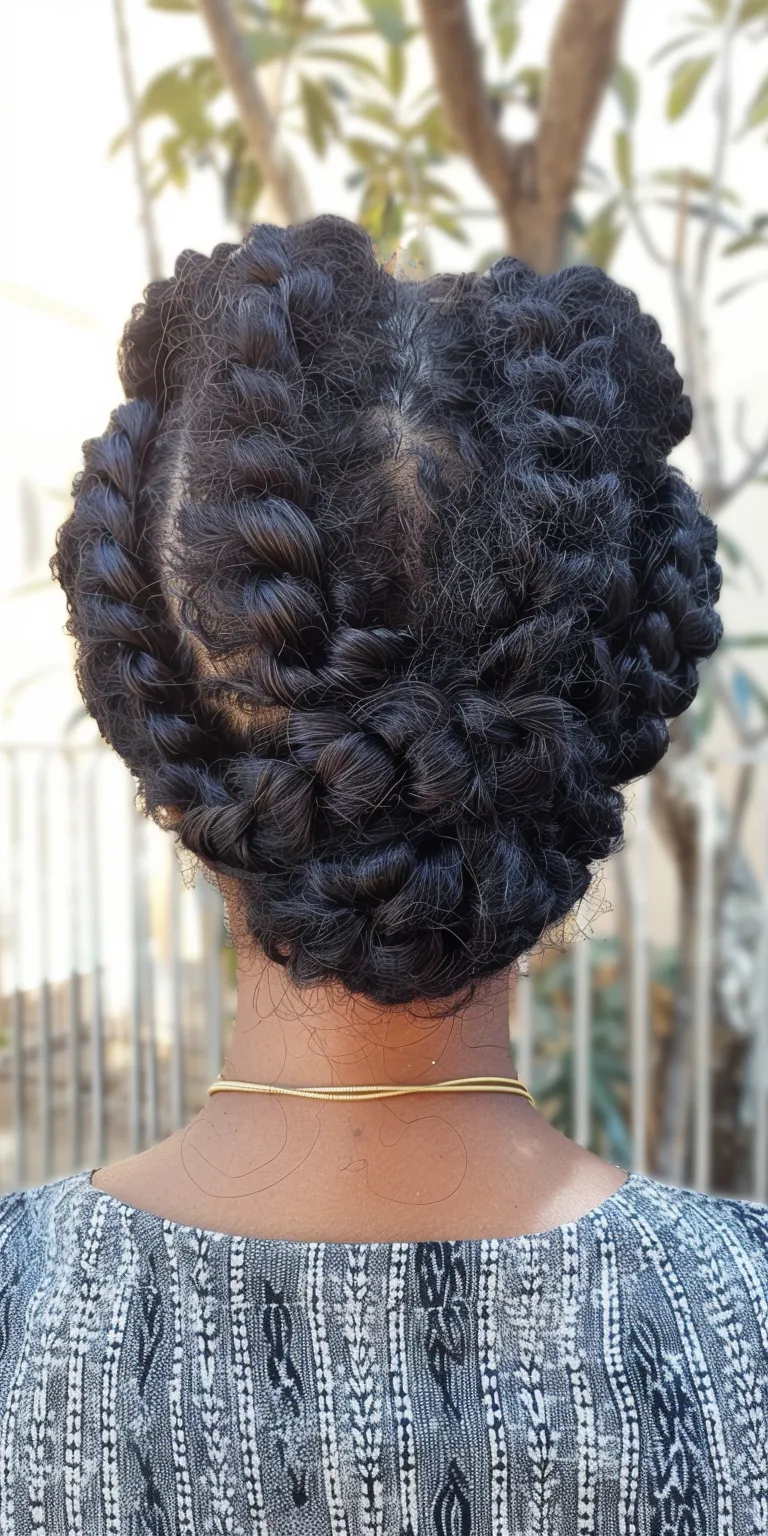 hair protective hairstyles Waterfall braids, French twist, Hair twists, Milkmaid braid, braid