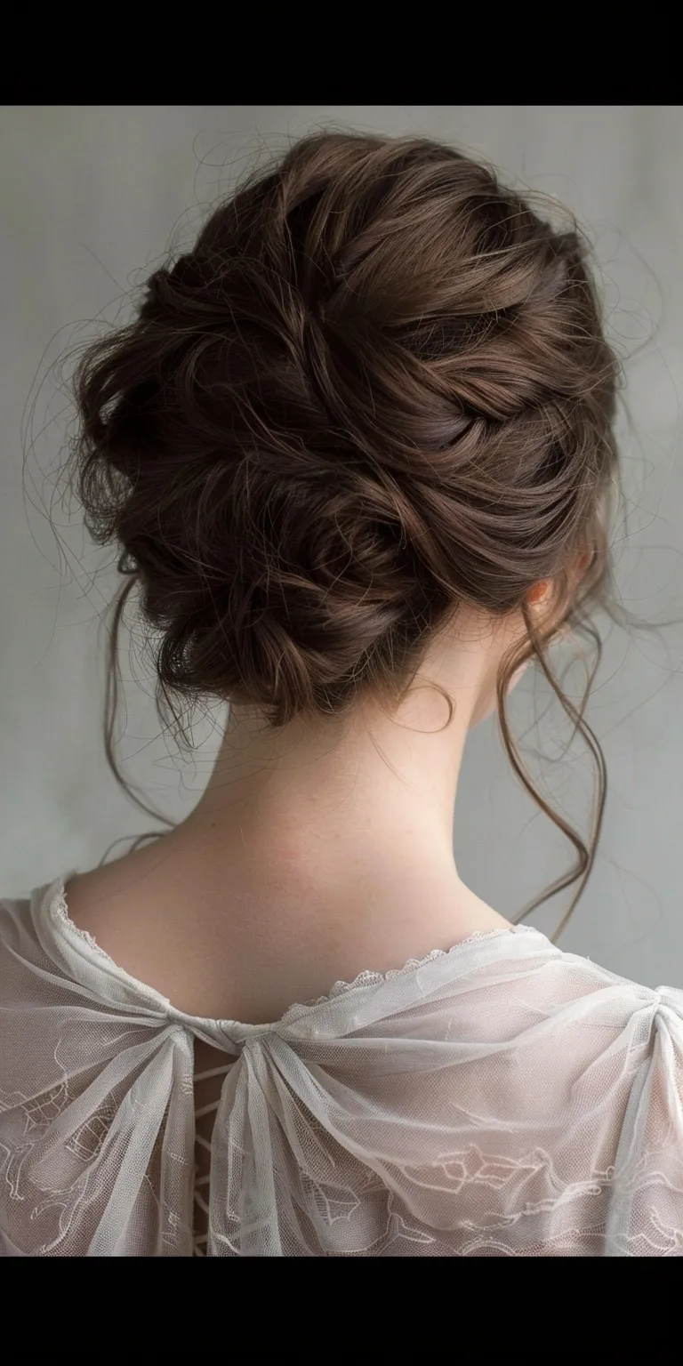 hair bun styles Updo, Milkmaid braid, Chignon, French twist