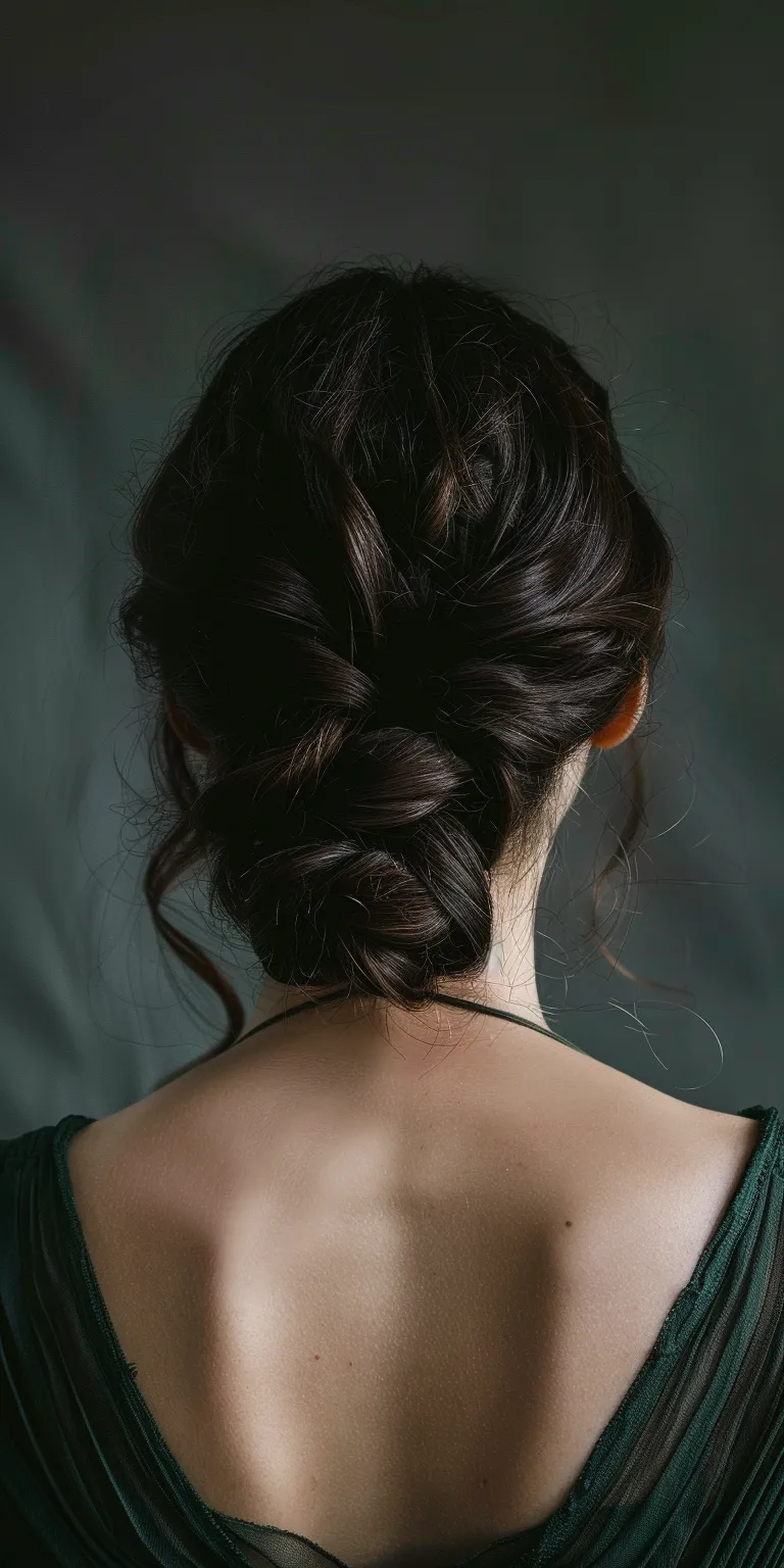 different hairstyles Updo, Chignon, Milkmaid braid, Japanese women's hairstyles, French braid