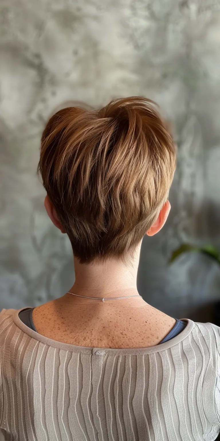 short sassy haircuts Asymmetric cut, Short brush Butterfly haircut, Pixie Tonsure