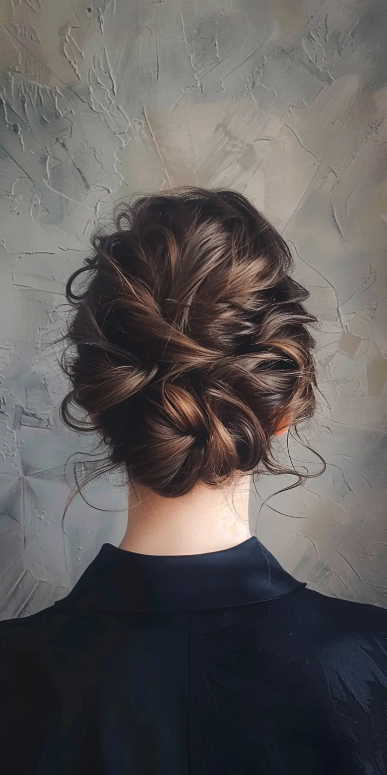 ladies hair styles Updo, Chignon, French twist, Milkmaid braid, Waterfall braids