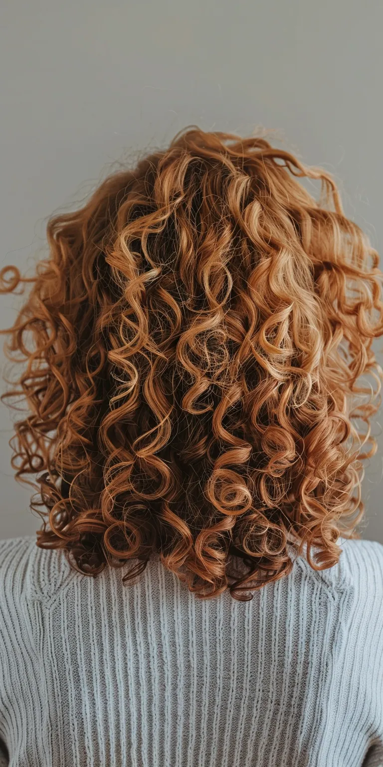 shoulder length curly hairstyles Digital perm, Ringlets, Curly hair, Kiss curl, Layered hair