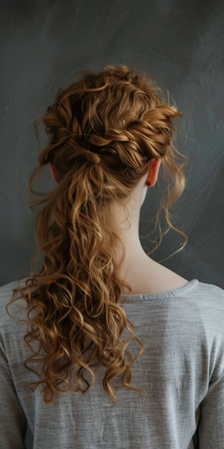 clip hairstyles Milkmaid braid, Updo, French Chignon, twist