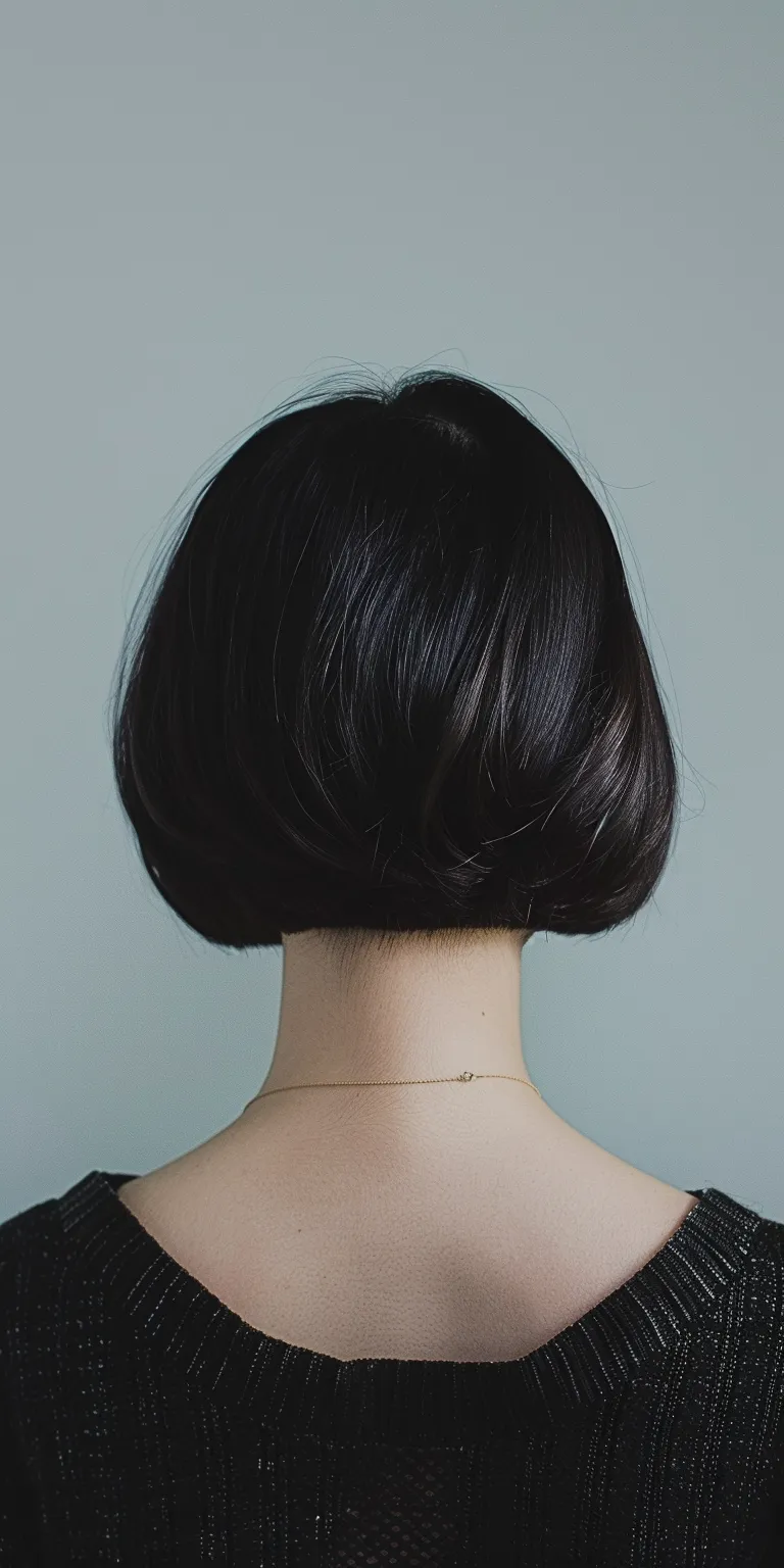 haircuts for oval faces Japanese women's hairstyles, Asymmetric cut, Bob Chignon, Finger wave