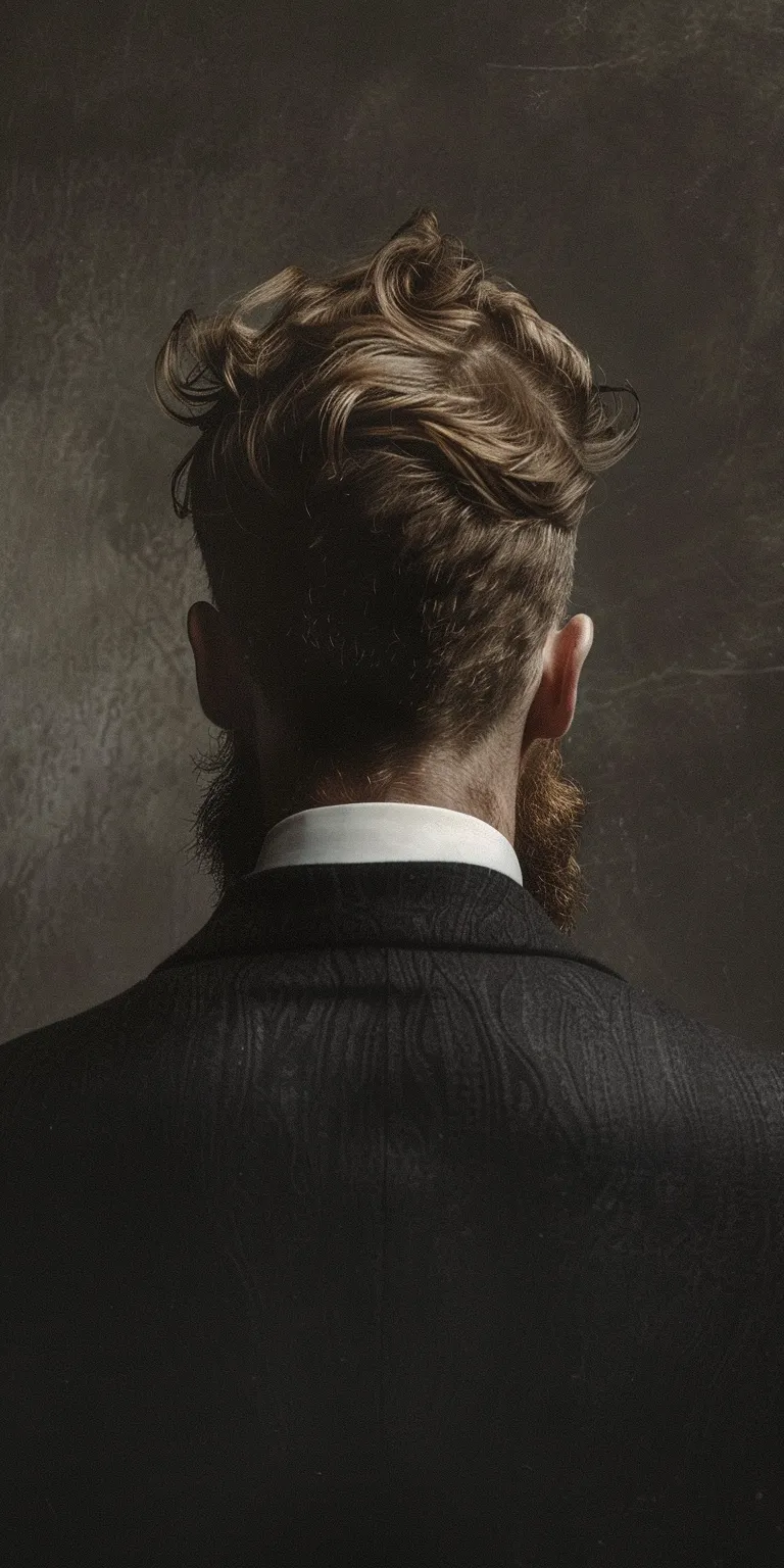 gentleman hairstyle Historical Christian hairstyles, Pompadour, Mullet, Bouffant, Digital perm