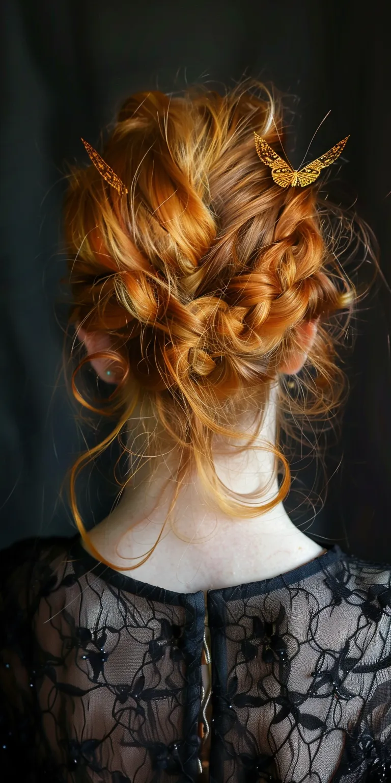 fairy hairstyles Chignon, French braid, Updo, Milkmaid Waterfall braids