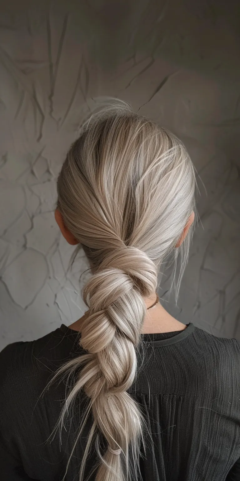 long hair styles for women Waterfall braids, French twist, braid, Braid, Updo