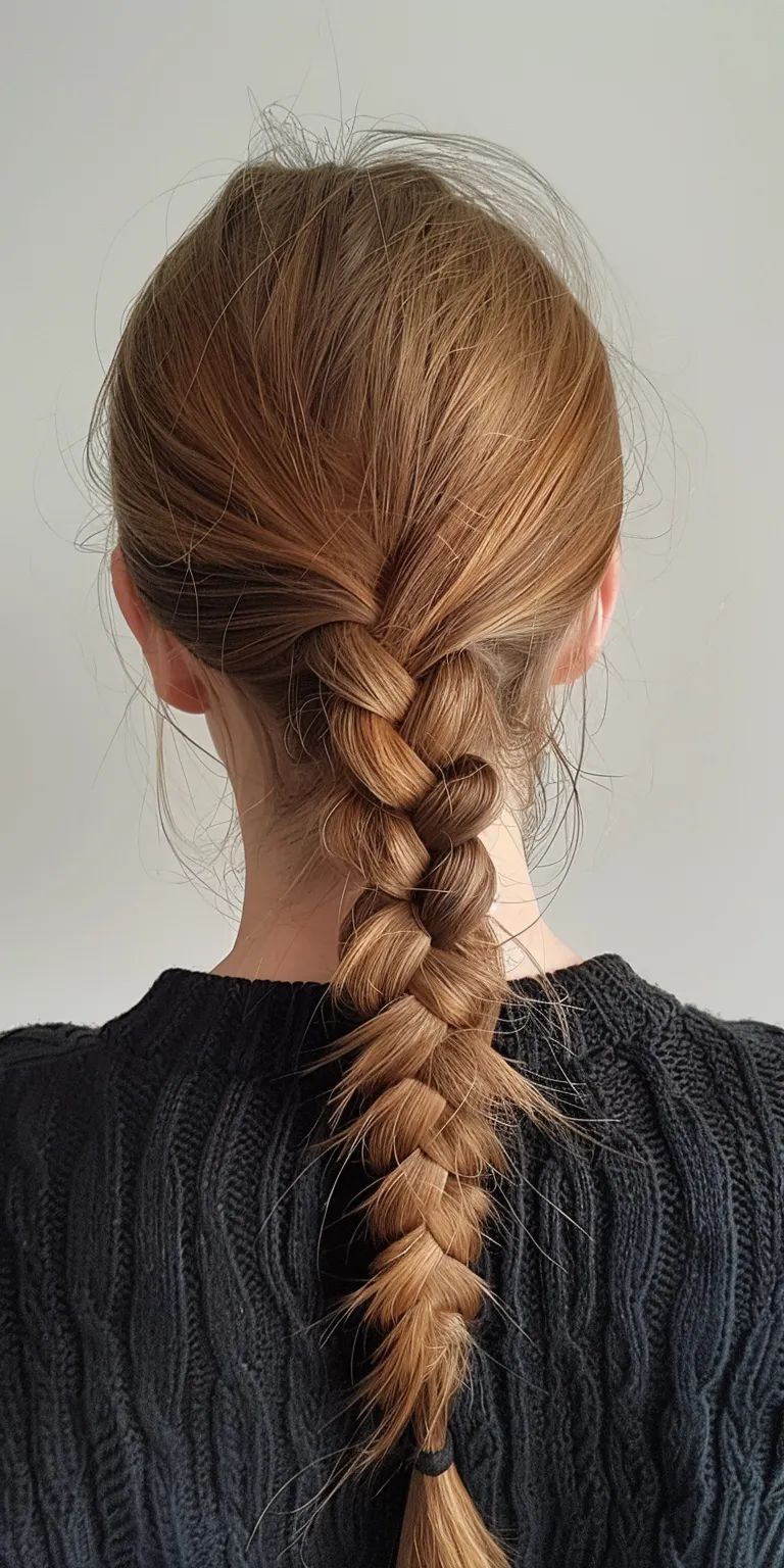 tiktok hairstyles French braid, twist, Braid, Waterfall braids, Milkmaid braid