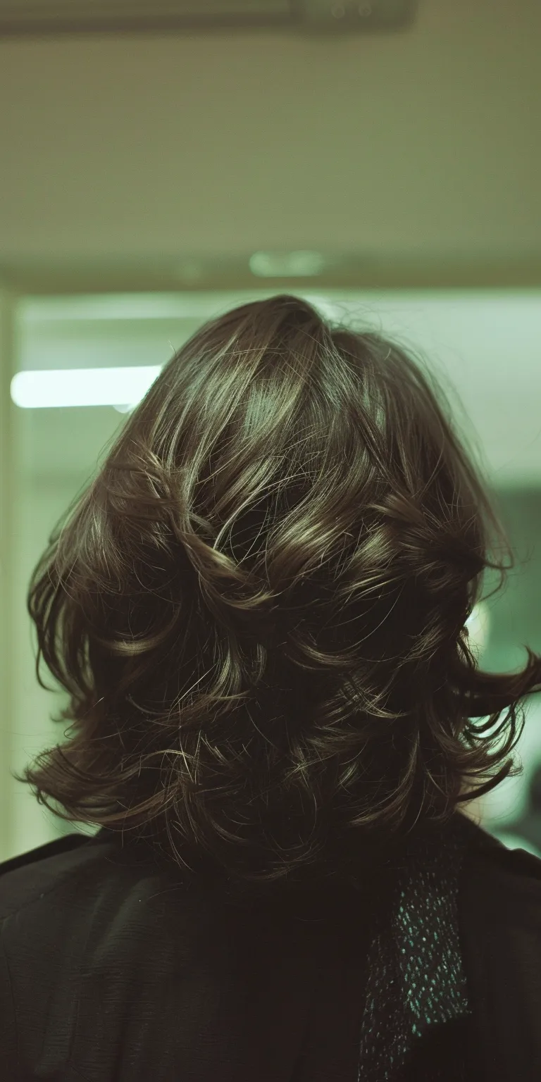 layered haircuts Ringlets, Layered hair, Curtained Chignon, Finger wave