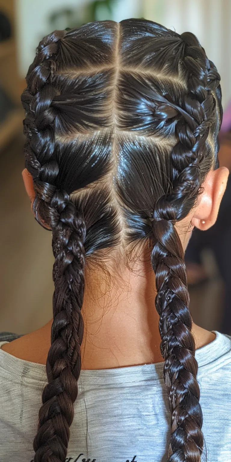 braids with fade Waterfall braids, French braid, twist, Milkmaid Boho