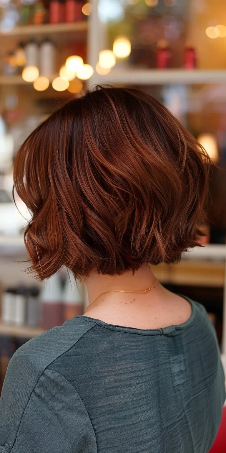 short bob hairstyles Asymmetric cut, Bob Stacked bob, Layered hair, Short brush cut