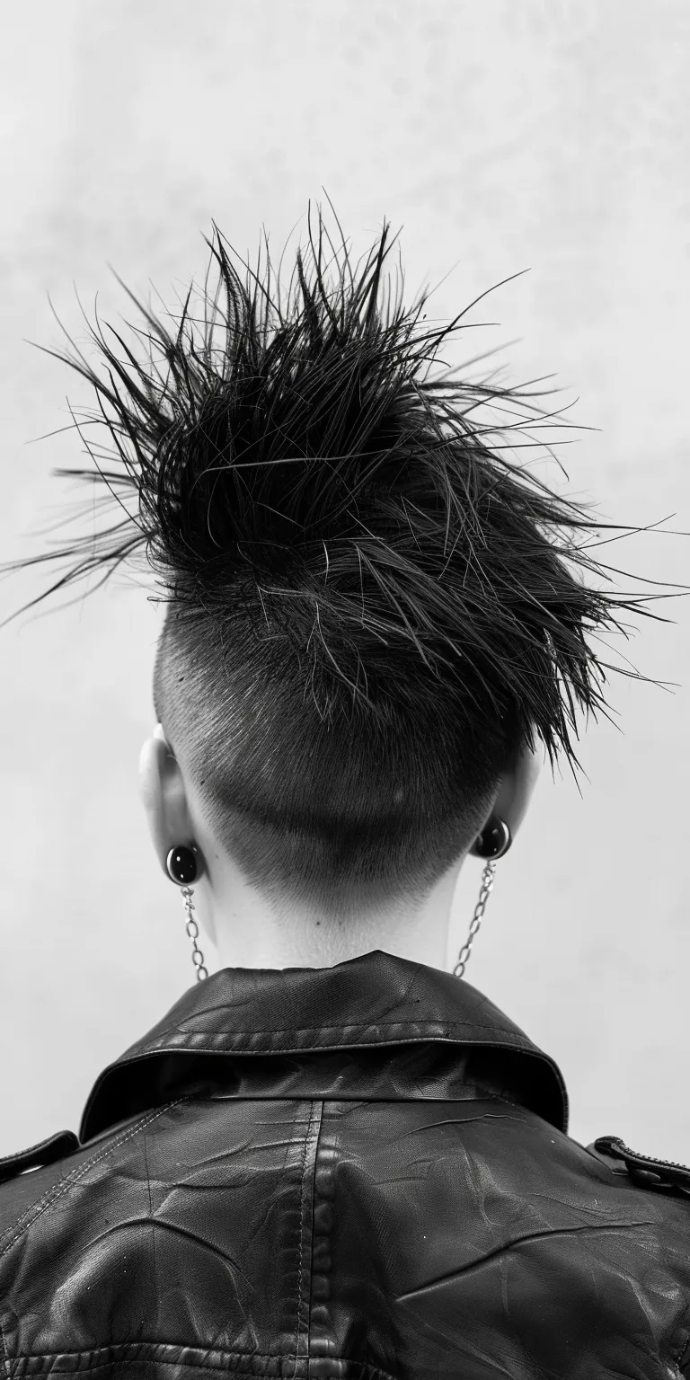 punk hairstyle Mohawk, Pompadour, Short back and sides, Tonsure, Hi-top fade