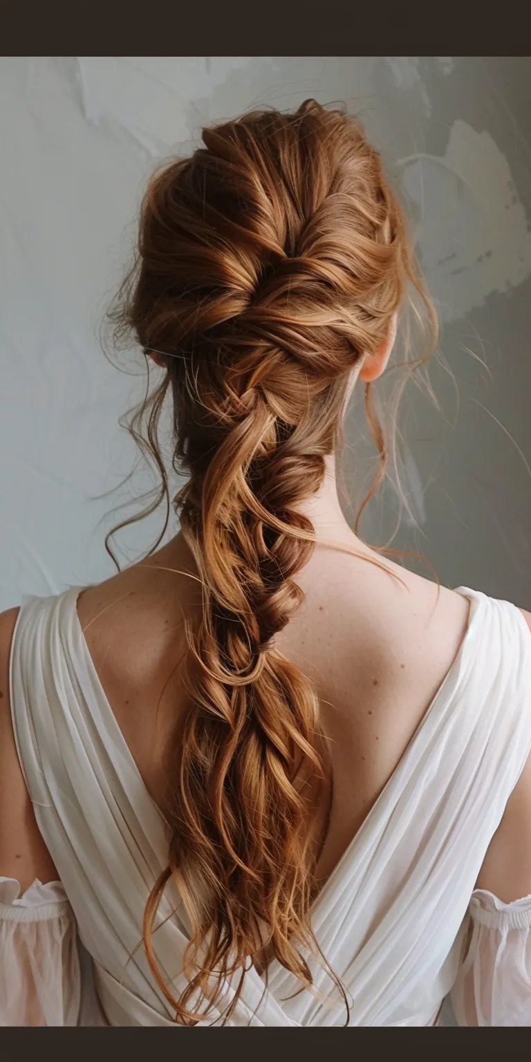 formal hairstyles Waterfall braids, Braid, French braid, Updo, Boho braids