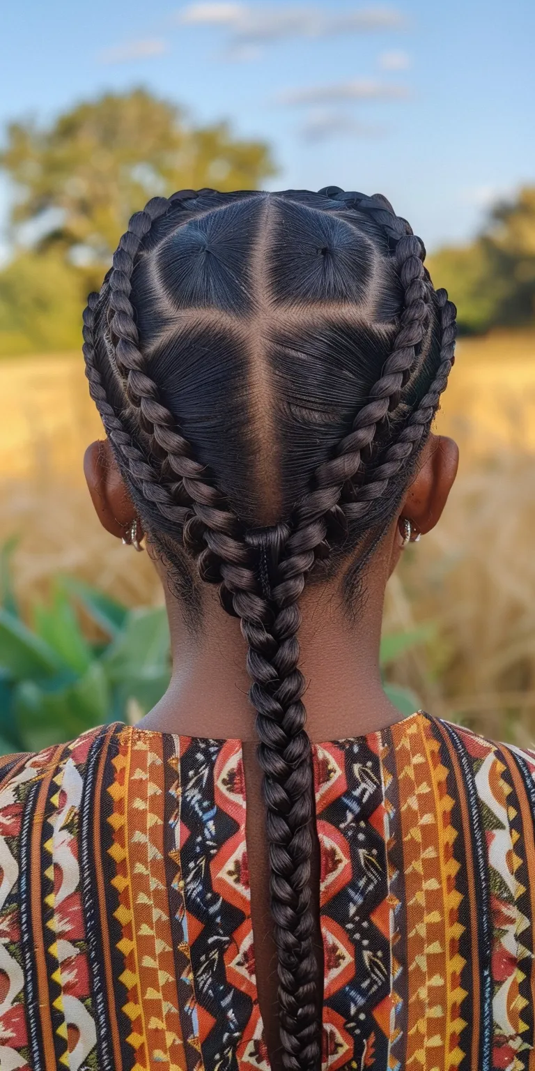 corn row styles Waterfall braids, French twist, Cornrows, Boho Hair twists