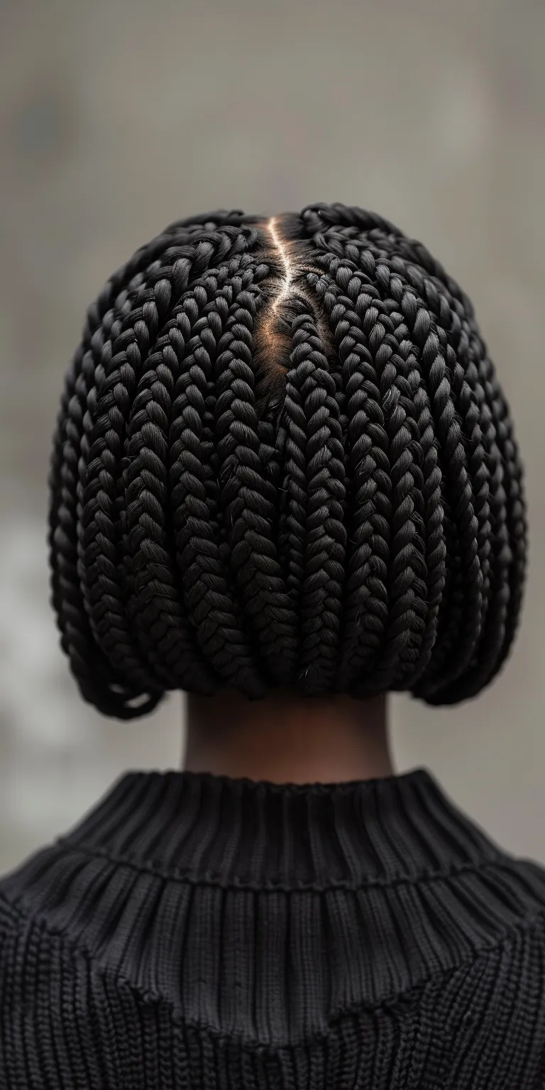 bob braids Hair twists, Crochet braids, Stacked bob, Layered hair, Kinky hair