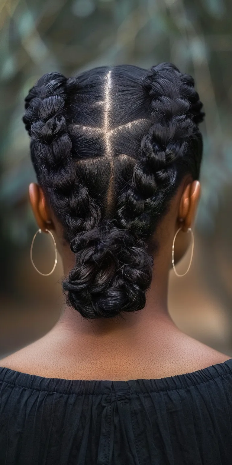 2 braid hairstyles Historical Christian hairstyles, French twist, Hair twists, Waterfall braids, Finger wave