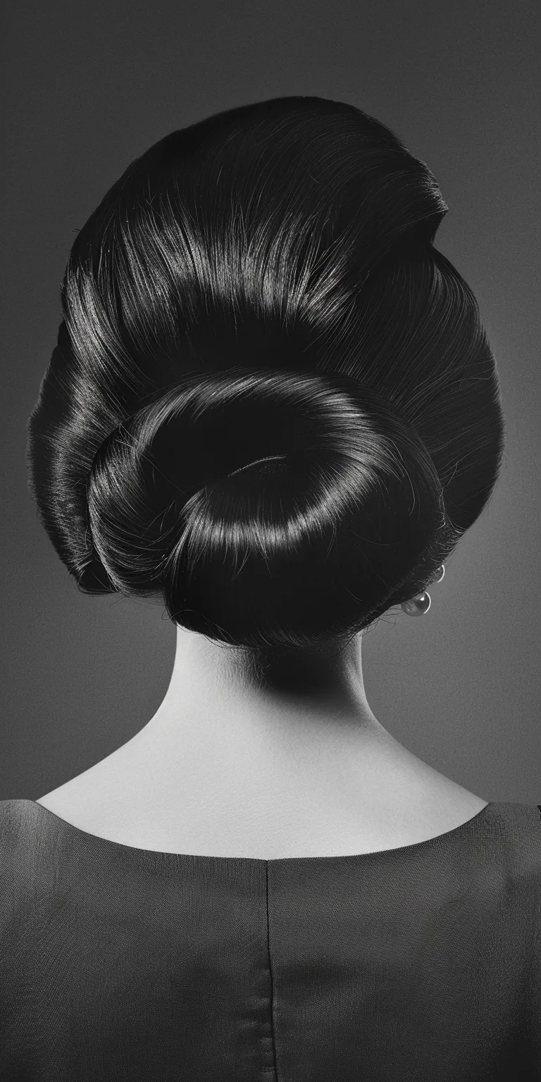 1960s hairstyles Chignon, Finger wave, Bouffant, Updo, Pompadour