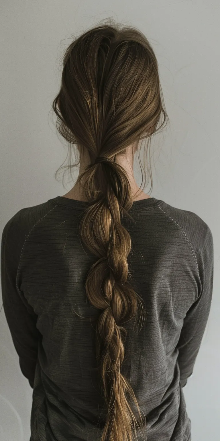 long hairstyles Braid, French braid, Waterfall braids, Boho Milkmaid braid