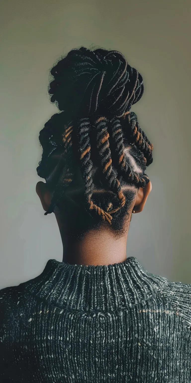 twist locs Waterfall braids, Hair twists, Crochet French twist, Boho braids