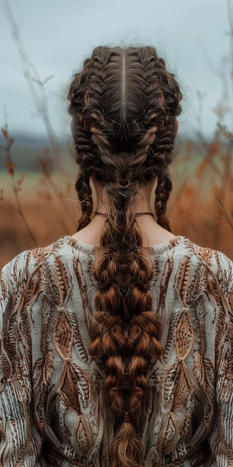 knotless bohemian braids Boho braids, Milkmaid braid, Braid, French Waterfall